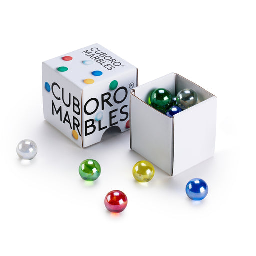 CUBORO MARBLES - Set of 15 - For Marble Runs, Different Colours, Glass - Online, Australia