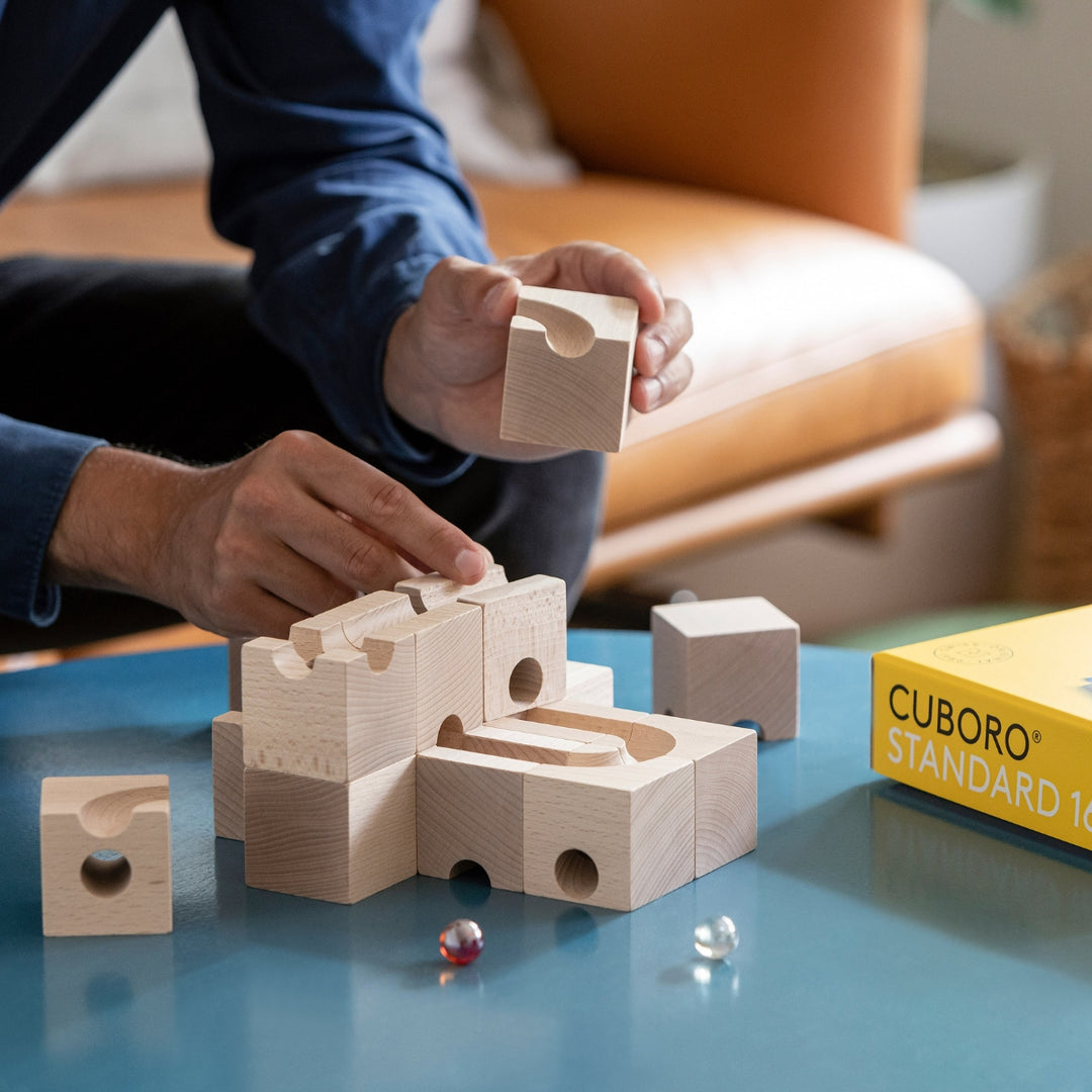 CUBORO STANDARD 16 - Wooden Marble Run - Online, Australia