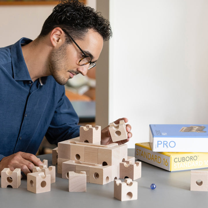 CUBORO STANDARD 16 - Wooden Marble Run - Online, Australia
