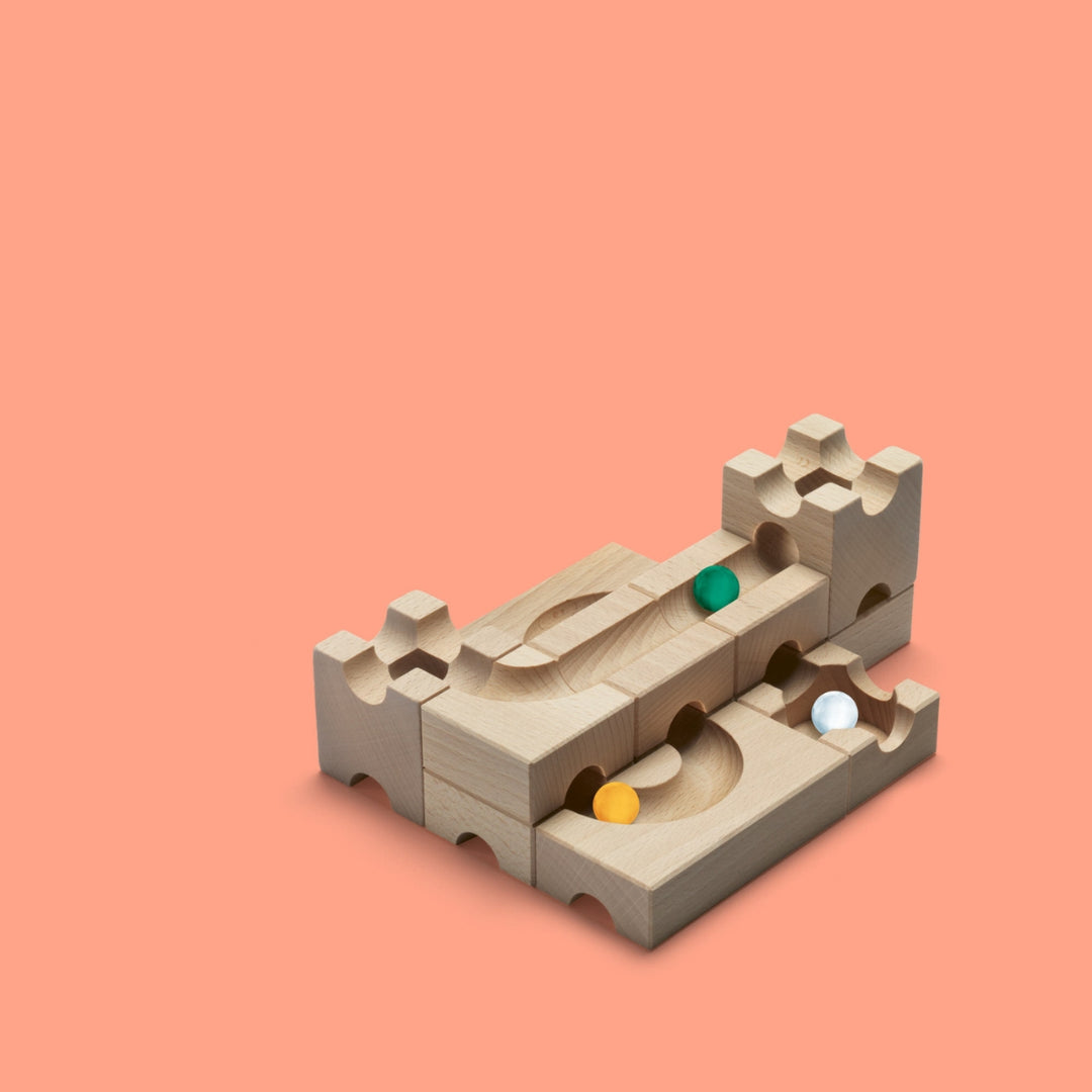 CUBORO SUB - Extra Set of 12 - Wooden Marble Run - Online, Australia
