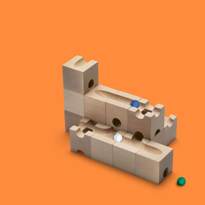 CUBORO TRICK - Extra Set of 16 - Wooden Marble Run - Online, Australia