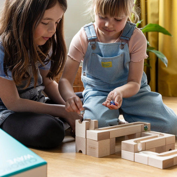 CUBORO WAVE - Extra Set of 22 - Wooden Marble Run - Online, Australia