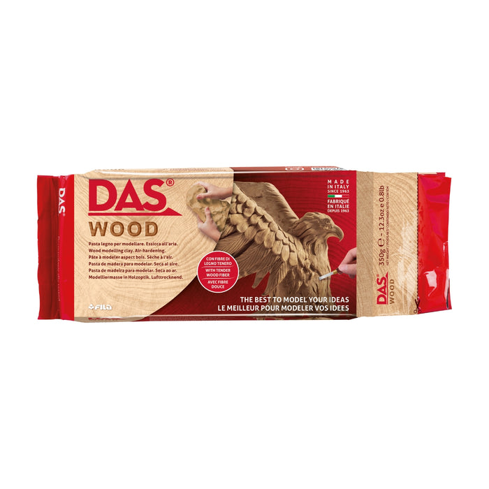 DAS Modelling Clay, 350g or 700g - Wood