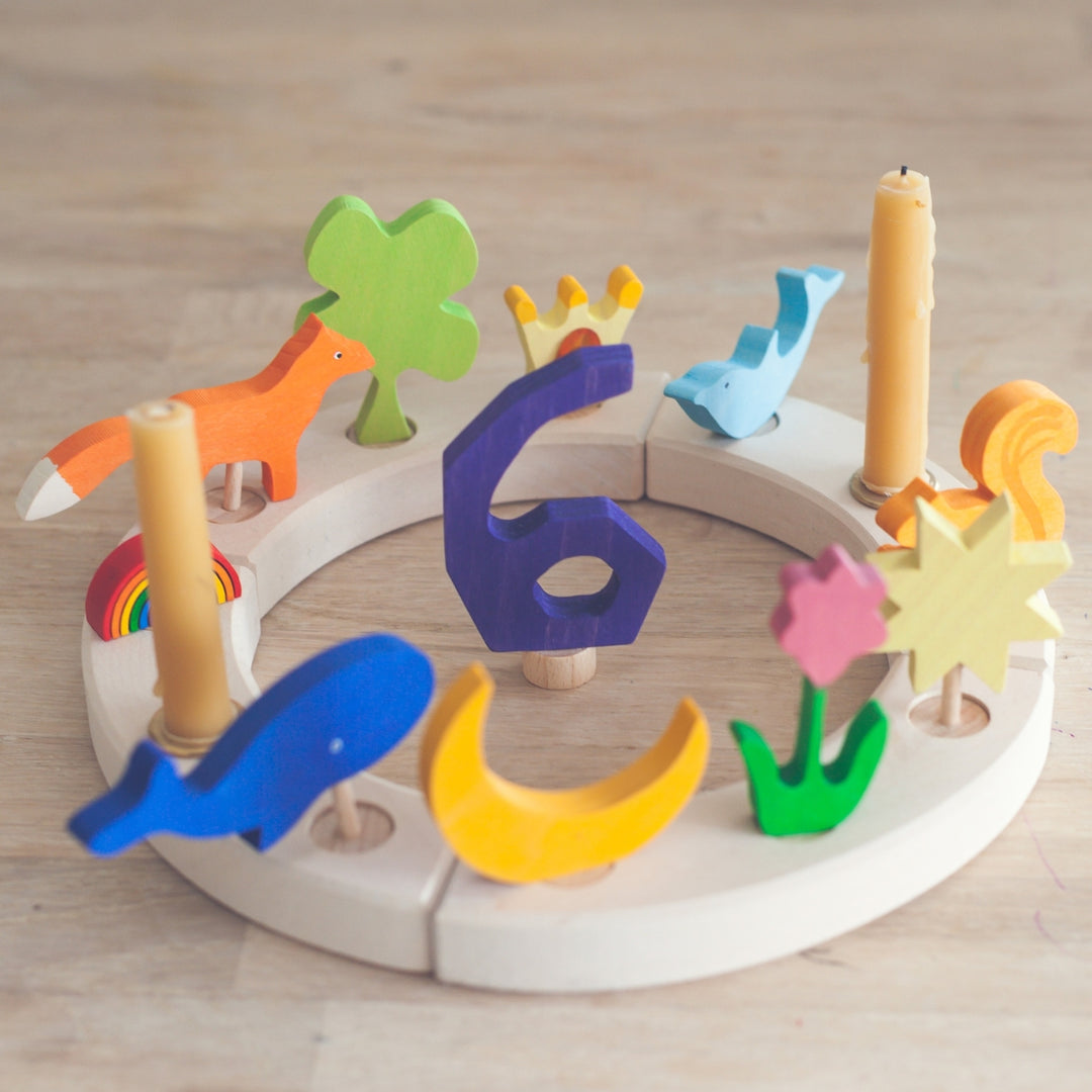 GR-03720 Grimms Dolphin Candle Holder Decoration