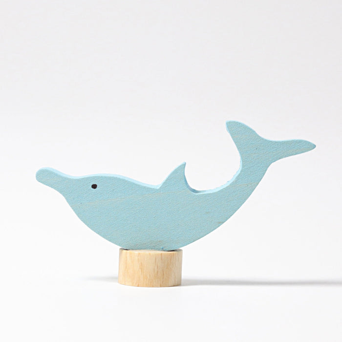 GR-03720 Grimms Dolphin Candle Holder Decoration