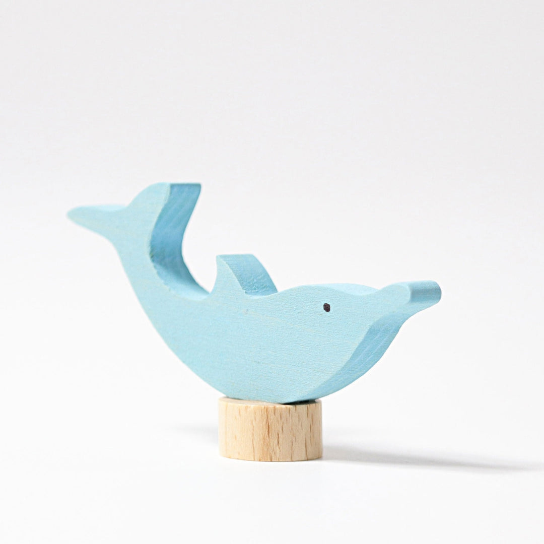 GR-03720 Grimms Dolphin Candle Holder Decoration