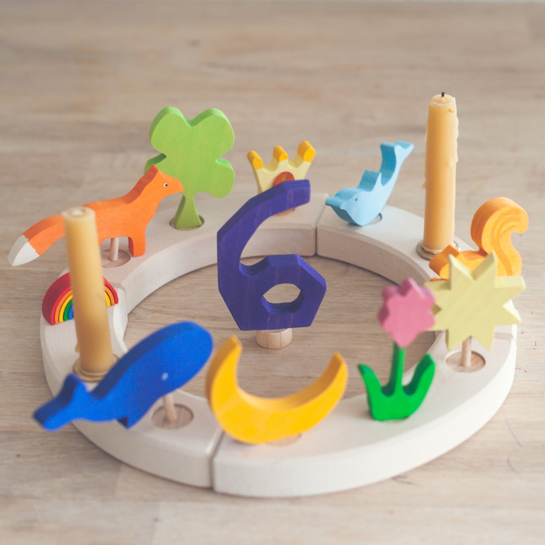 GR-03300 Grimms Fox Candle Holder Decoration