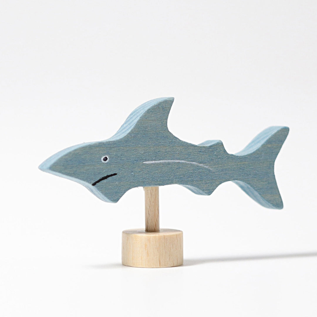 GR-03545 Grimm's Shark Candle Holder Decoration