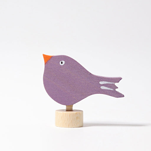 GR-03532 Grimm's Sitting Bird Candle Holder Decoration