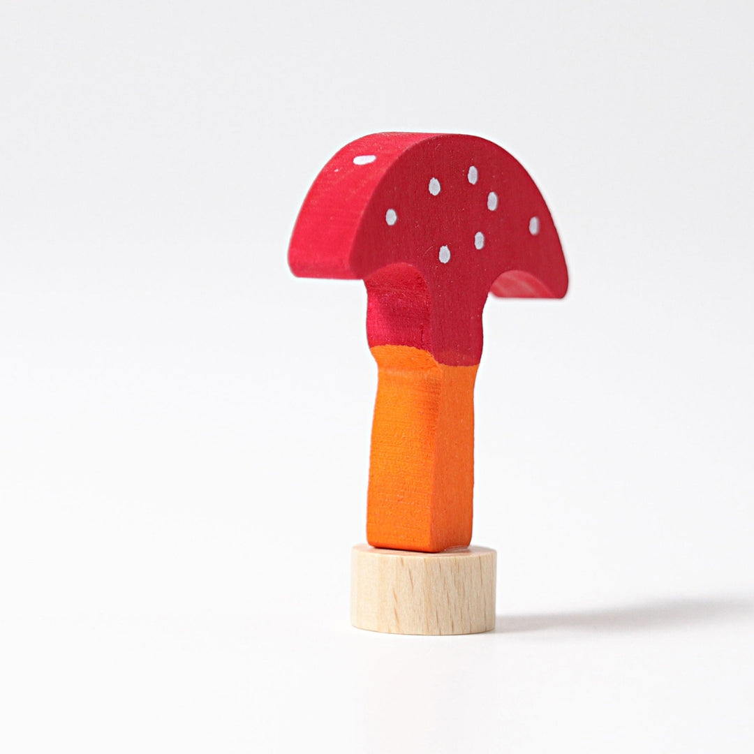 GR-03510 Grimm's Toadstool Candle Holder Decoration