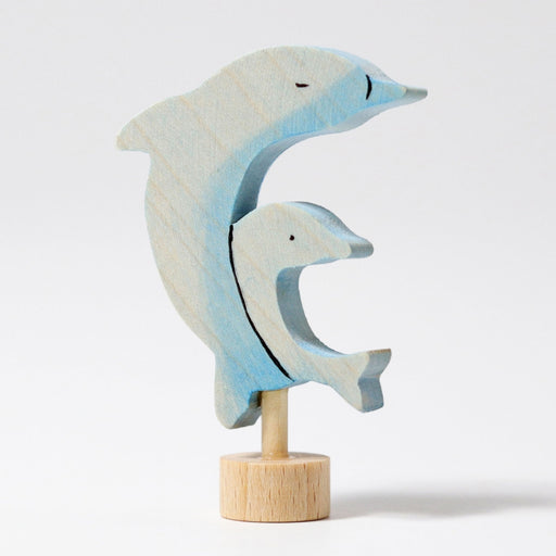 GR-04040 Grimm's Decorative Figure Two Dolphins