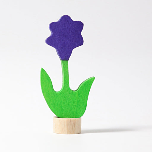 GR-03620 Grimm's Flower Purble Candle Holder Decoration
