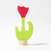 GR-03660 Grimms Red Tulip Candle Holder Decoration