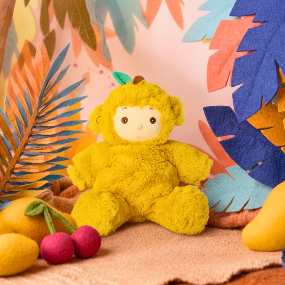 Dinkum Dolls Cozy Day Monkey - Mango - Online, Australia