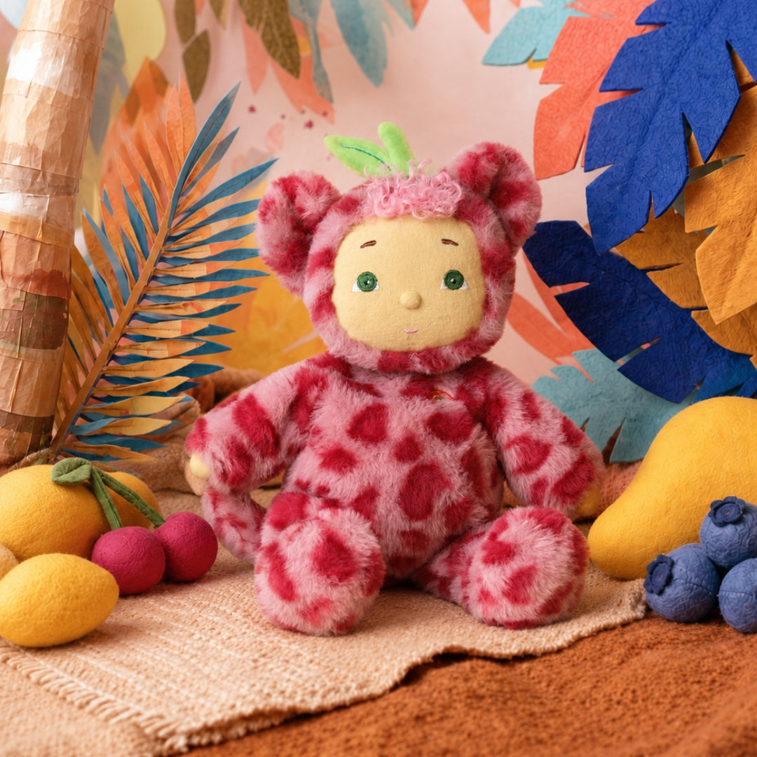 Dinkum Dolls Cozy Day Cheetah - Cherry - Online, Australia