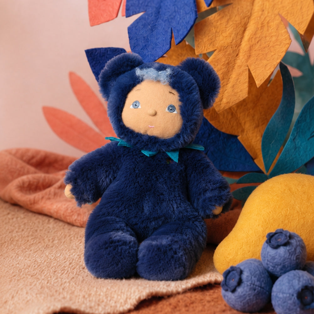 Dinkum Dolls Cozy Day Bear - Blueberry - Online, Australia