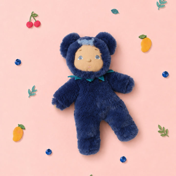 Dinkum Dolls Cozy Day Bear - Blueberry - Online, Australia