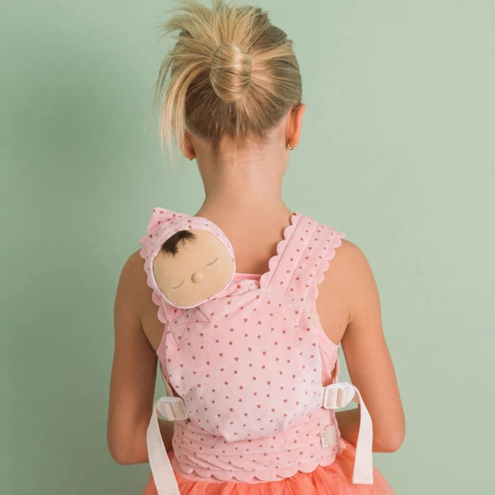 Dinkum Dolls Accessory - Carrier - Petal, Strawberry - Olli Ella - Australia