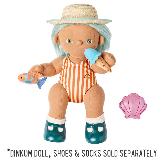Dinkum Dolls Clothing - Outfit Set - Boardwalk Beach - Olli Ella Seashell Shores 2026 - Australia