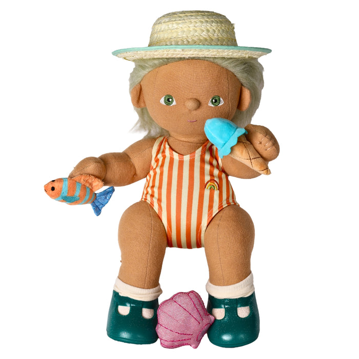 Dinkum Dolls Clothing - Outfit Set - Boardwalk Beach - Olli Ella Seashell Shores 2026 - Australia