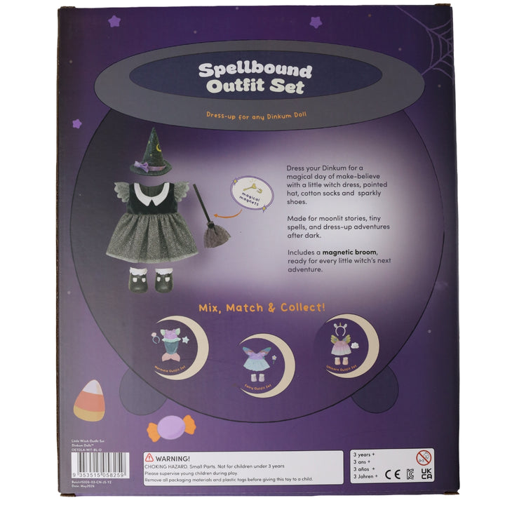 Dinkum Dolls Clothing - Outfit Set - Spellbound Witch - Olli Ella Halloween 2026 - Australia