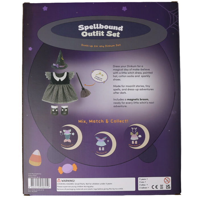 Dinkum Dolls Clothing - Outfit Set - Spellbound Witch - Olli Ella Halloween 2026 - Australia