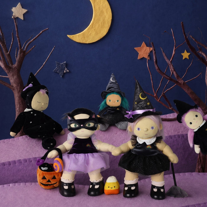 Dinkum Dolls Dozy - Willa Witch - Black - Olli Ella Halloween 2026 - Australia