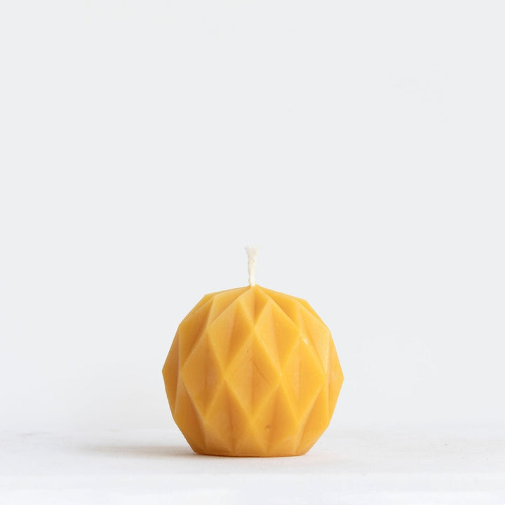Dipam Beeswax Diamond Candles 6x6cm, Box of 9 - Speherical - Online, Australia