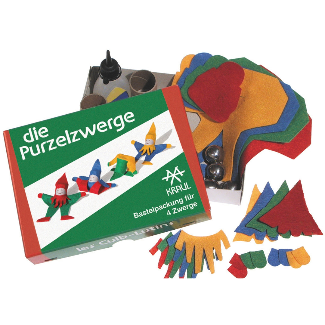 DIY Doll Making Kit Tumbling Gnomes 4pcs. from Australia