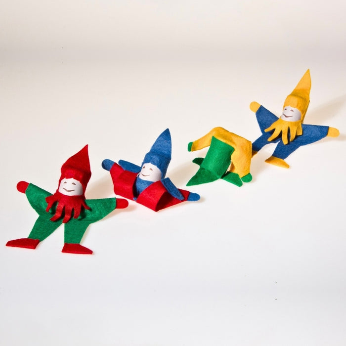 DIY Doll Making Kit Tumbling Gnomes 4pcs. from Australia