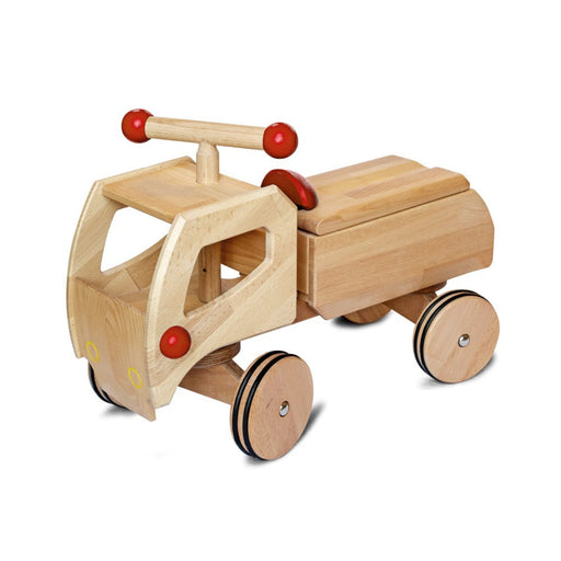 DY-180022 Dynamiko Wooden Ride On Toy Car Transporter Fred - Red