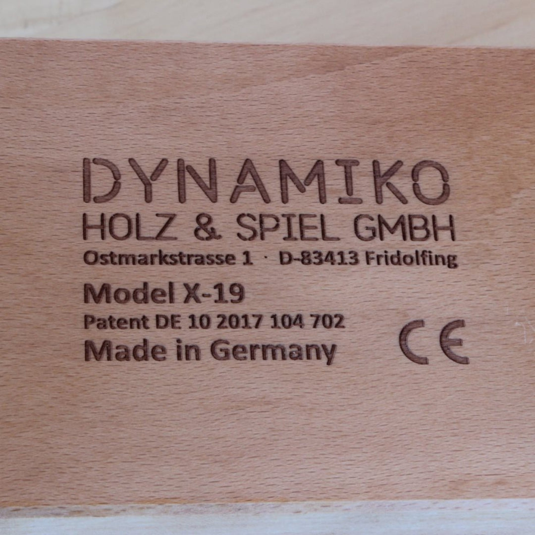 DY-180220 Dynamiko Wooden Ride on Toy Caterpillar - Red