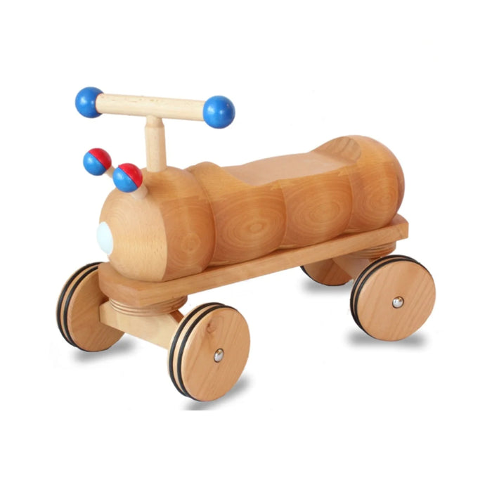 Active Play Bundle 180237 Dynamiko Wooden Ride on Toy Caterpillar