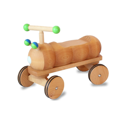 DY-180244 Dynamiko Wooden Ride on Toy Caterpillar Green