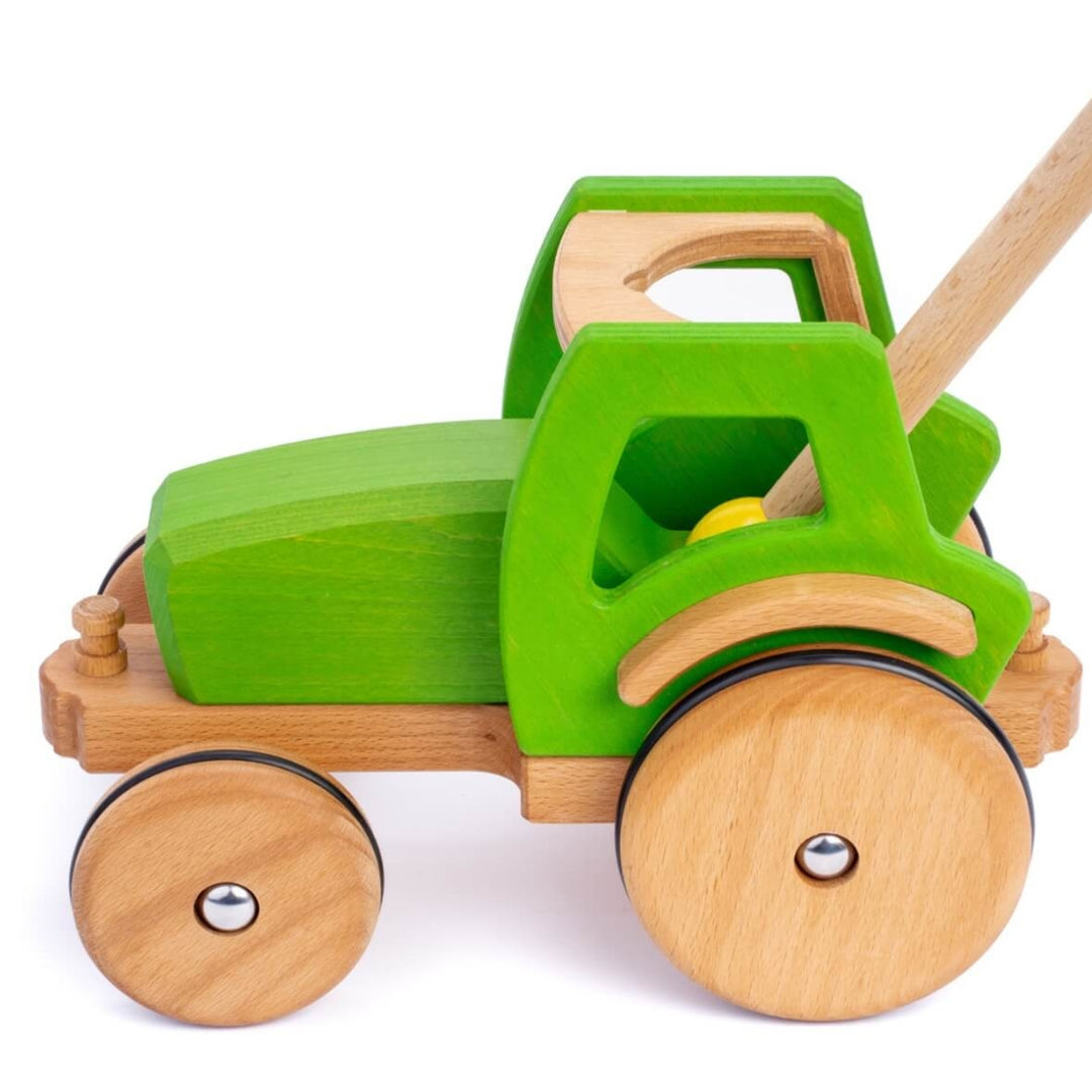 DY-180442 Dynamiko Wooden Tractor MIO with handlebar