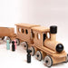 DY-180145 Dynamiko Wooden Push Along Train Passenger Carriage with Peg Dolls