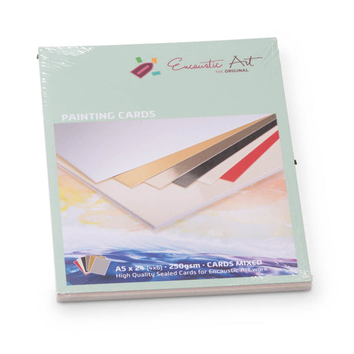 99538905 Encaustic Art English Chromolux Cardboard 6 Ass Colours 24 sheets A5