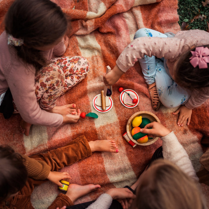 Erzi Play Food Picnic Assorted Vegetables, Fruits