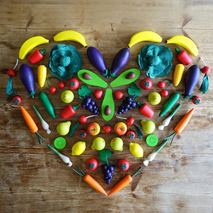 Wooden Play Food for Children's Pretend Play from Australia