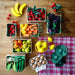 Erzi Play Food Assorted Vegetables, Fruits, and Six Pack of Brown Eggs