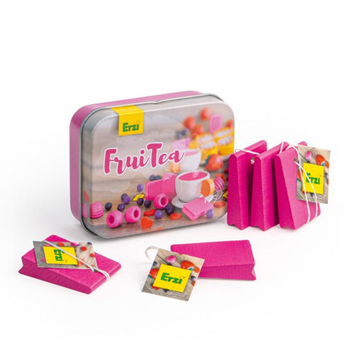 Erzi Fruit Tea in a Tin Wooden Play Food for Children's Pretend Play from Australia