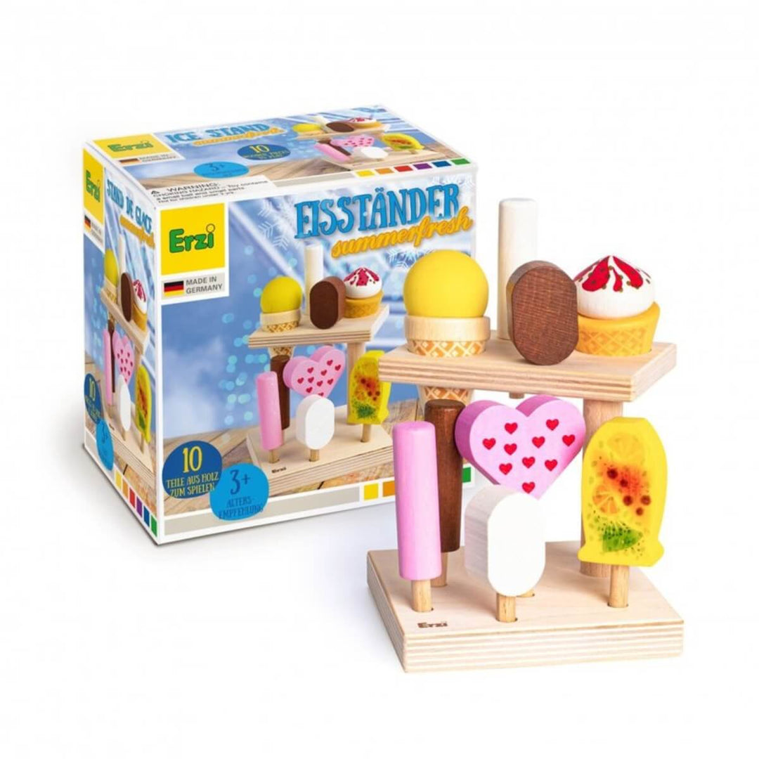 Erzi Ice Stand Summerfresh Wooden Play Food for Children's Pretend Play from Australia