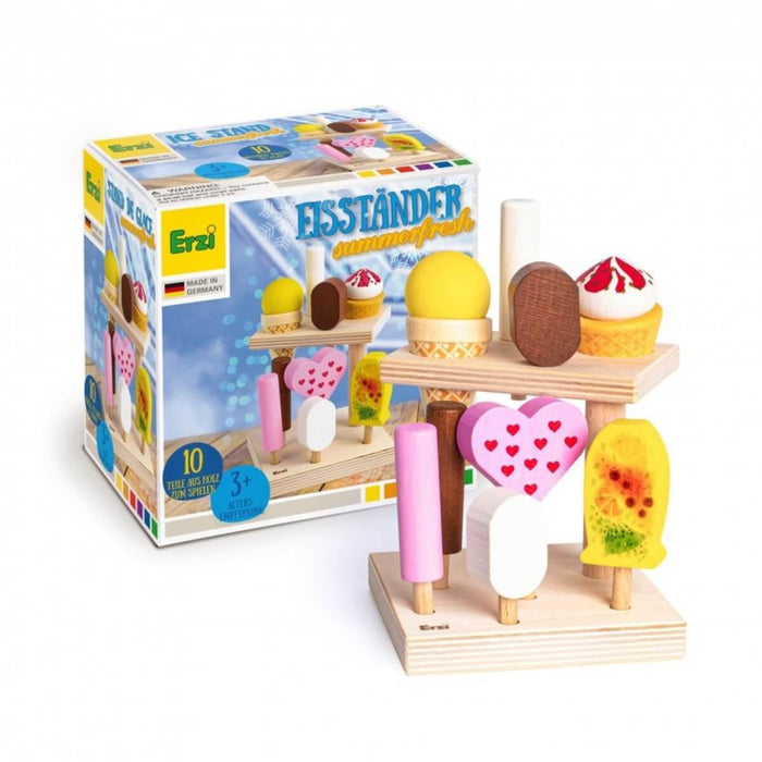 Erzi Ice Stand Summerfresh Wooden Play Food for Children's Pretend Play from Australia
