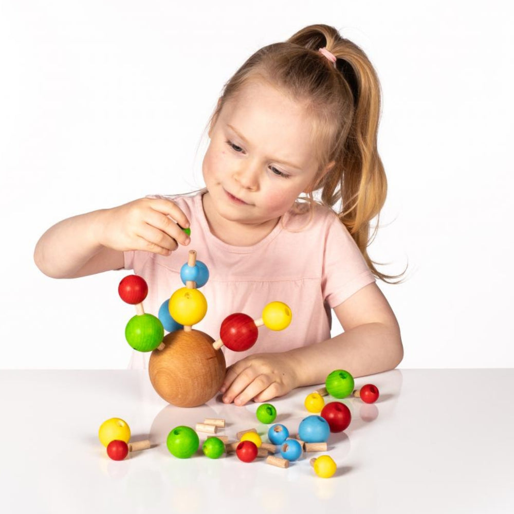Erzi Wooden Educational Toy - Froebel Pegs & Balls for Children's Pretend Play - Online, Australia