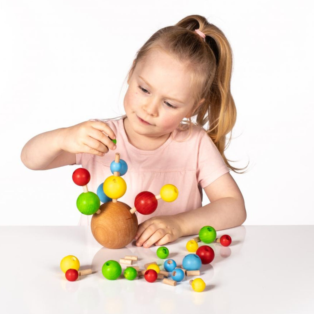 Erzi Wooden Educational Toy - Froebel Pegs & Balls for Children's Pretend Play - Online, Australia