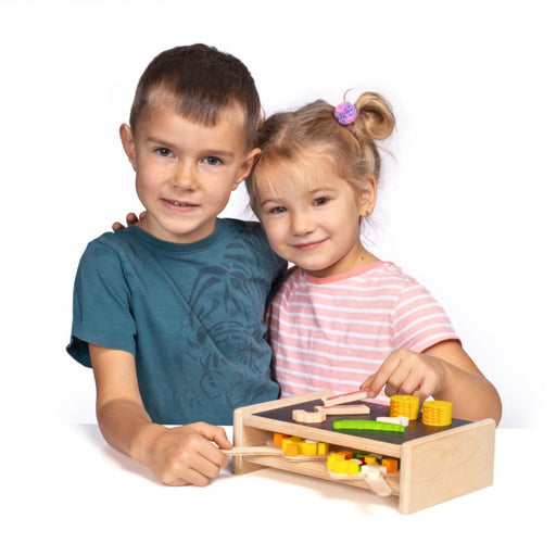 Erzi Raclette Party Grill Wooden Play Food for Children's Pretend Play from Australia