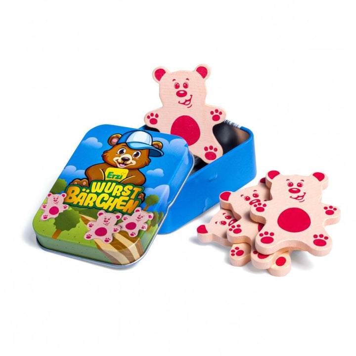 Erzi Wooden Play Food - Sausage Bears in a Tin for Children's Pretend Play - Online, Australia