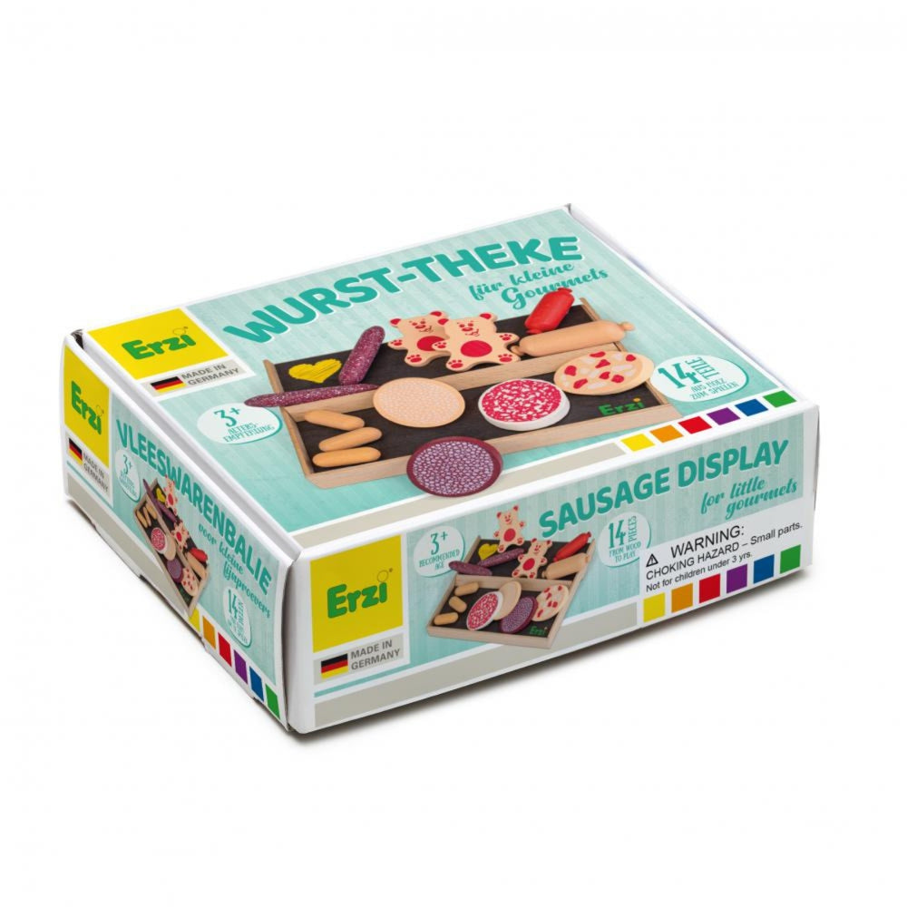 Erzi Wooden Play Food - Sausage Counter for Children's Pretend Play - Online, Australia