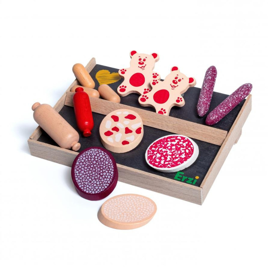Erzi Wooden Play Food - Sausage Counter for Children's Pretend Play - Online, Australia
