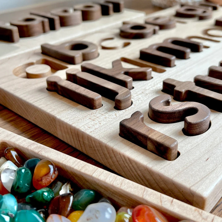 From Jennifer Lowercase Alphabet Letters Puzzle Maple Board